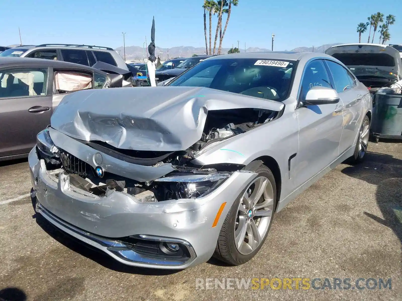 2 Photograph of a damaged car WBA4J1C58KBM14594 BMW 4 SERIES 2019