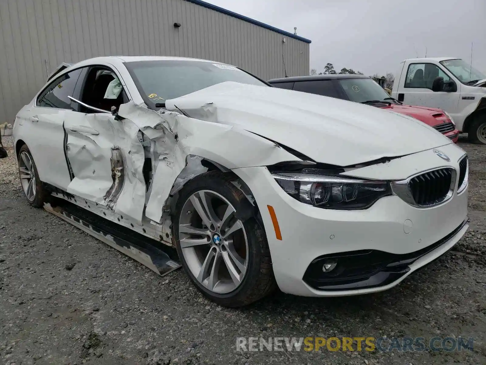 1 Photograph of a damaged car WBA4J1C58KBM17222 BMW 4 SERIES 2019