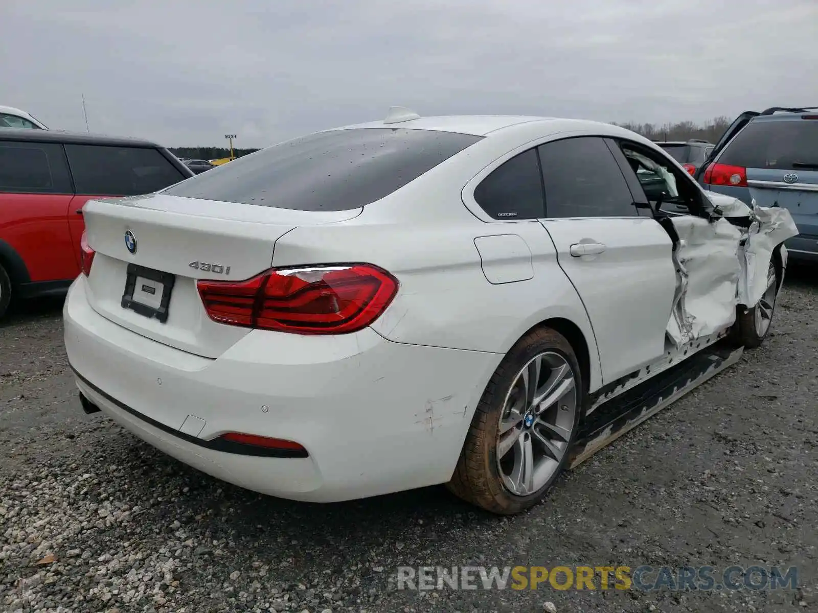 4 Photograph of a damaged car WBA4J1C58KBM17222 BMW 4 SERIES 2019