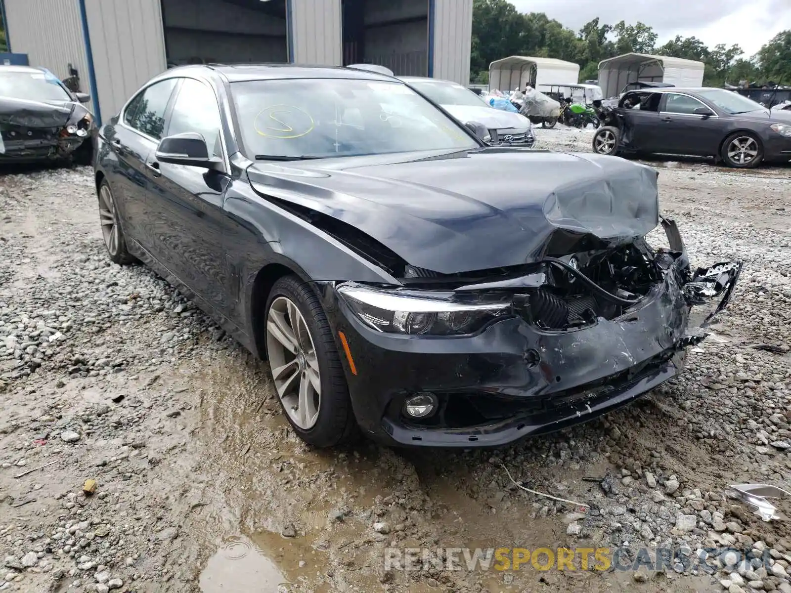 1 Photograph of a damaged car WBA4J1C58KBM17284 BMW 4 SERIES 2019