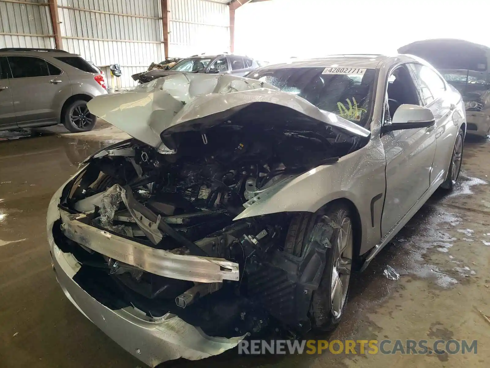 2 Photograph of a damaged car WBA4J1C58KBM17527 BMW 4 SERIES 2019