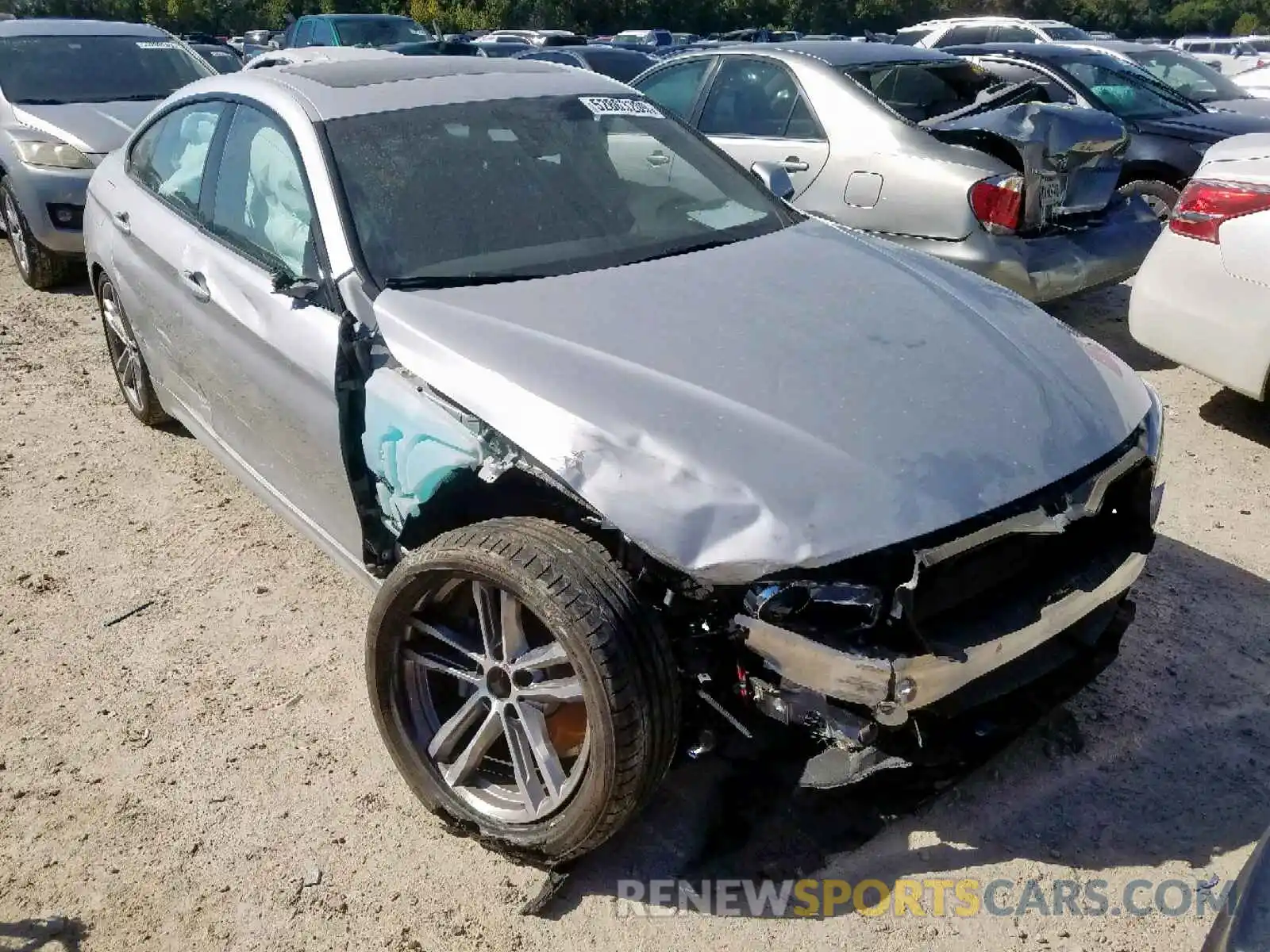 1 Photograph of a damaged car WBA4J1C58KBM17575 BMW 4 SERIES 2019