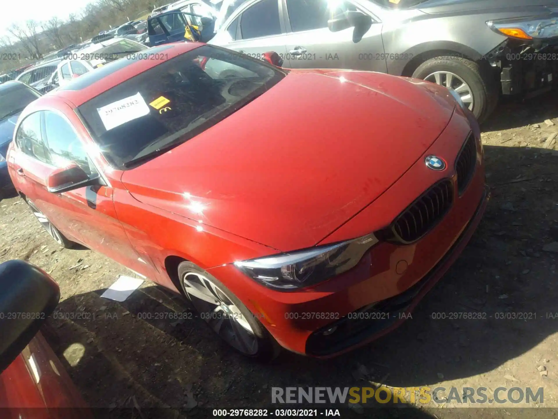 1 Photograph of a damaged car WBA4J1C58KBM17978 BMW 4 SERIES 2019