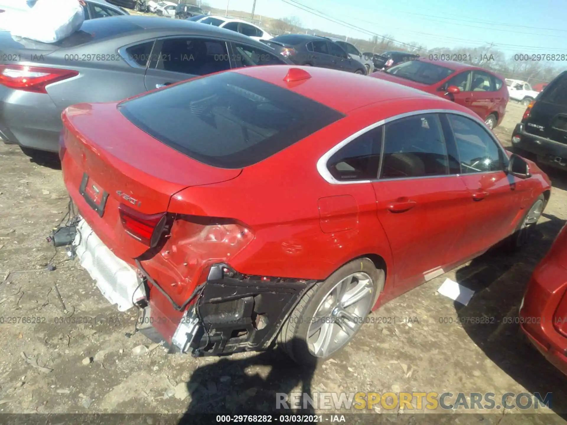 4 Photograph of a damaged car WBA4J1C58KBM17978 BMW 4 SERIES 2019