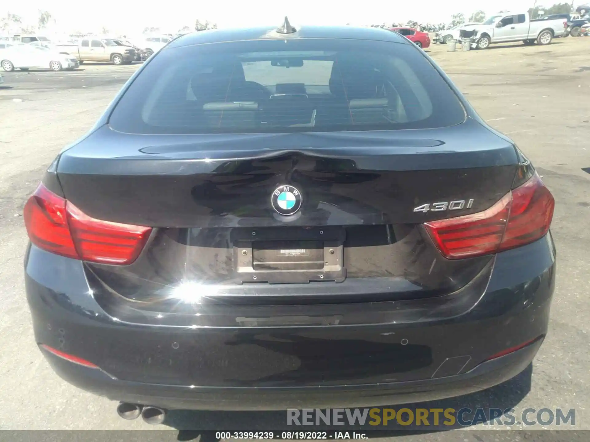 6 Photograph of a damaged car WBA4J1C58KBM18225 BMW 4 SERIES 2019