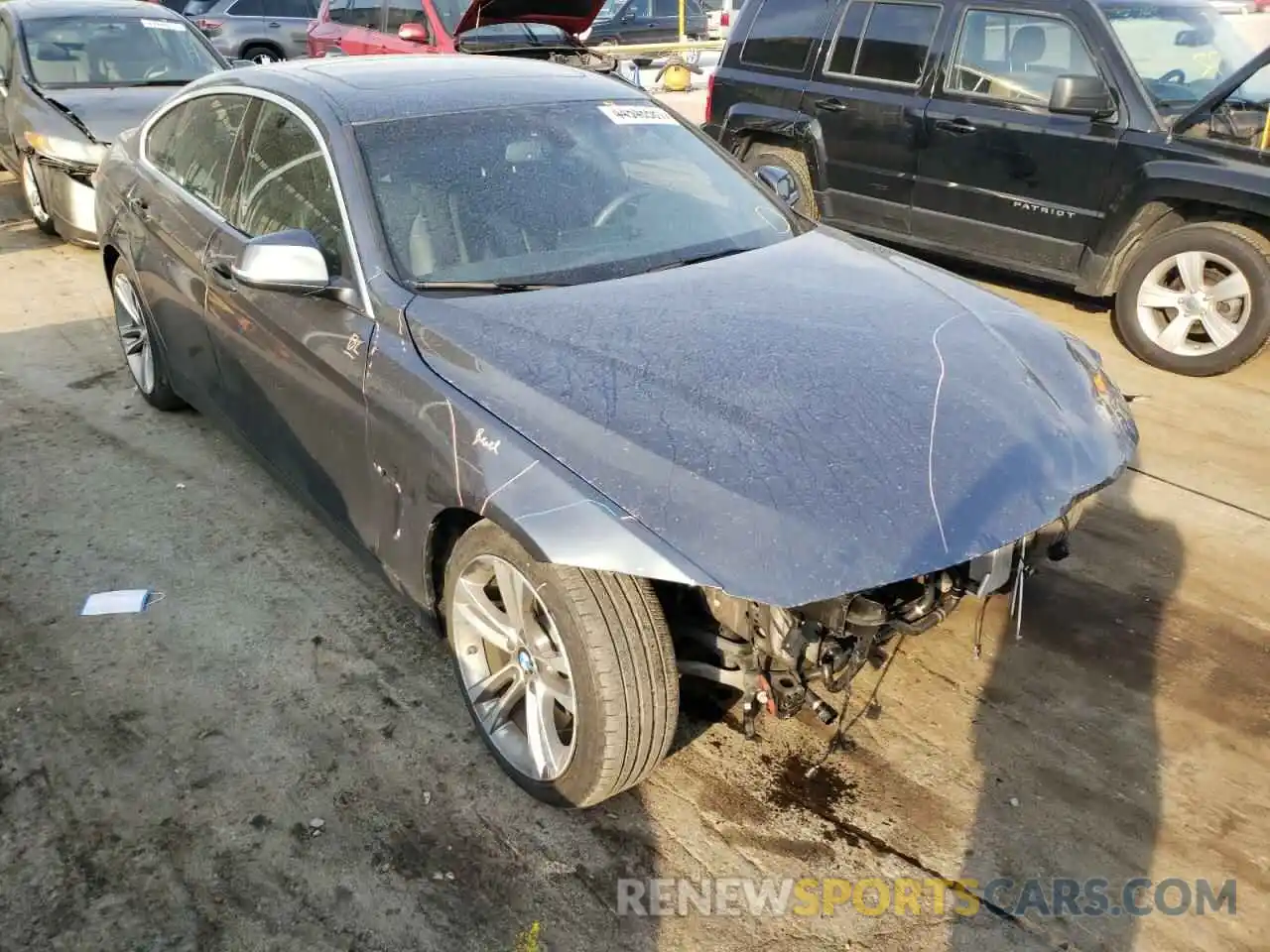 1 Фотография поврежденного автомобиля WBA4J1C58KBM19276 BMW 4 SERIES 2019