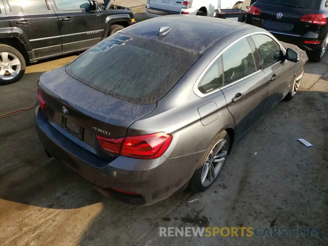 4 Фотография поврежденного автомобиля WBA4J1C58KBM19276 BMW 4 SERIES 2019