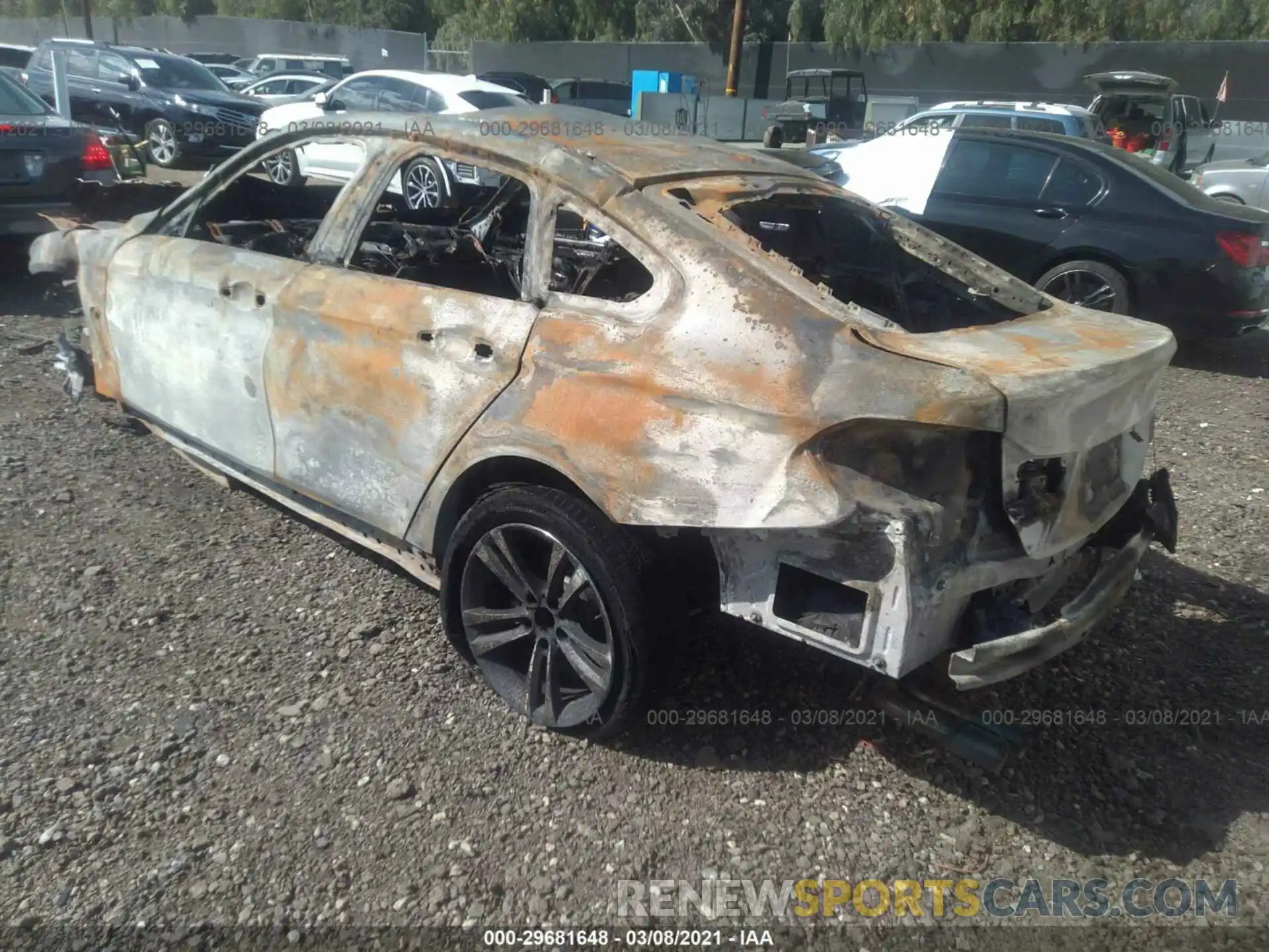 3 Фотография поврежденного автомобиля WBA4J1C58KBU67294 BMW 4 SERIES 2019