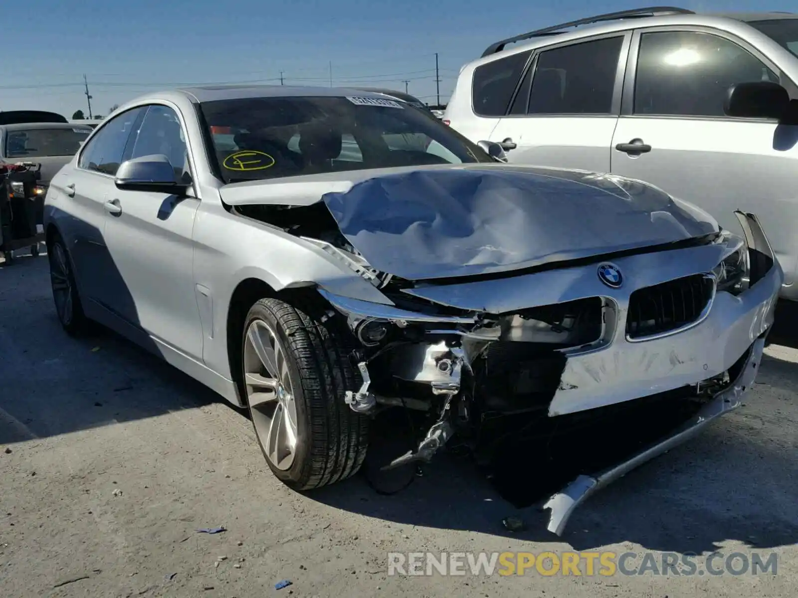 1 Photograph of a damaged car WBA4J1C59KBM12031 BMW 4 SERIES 2019