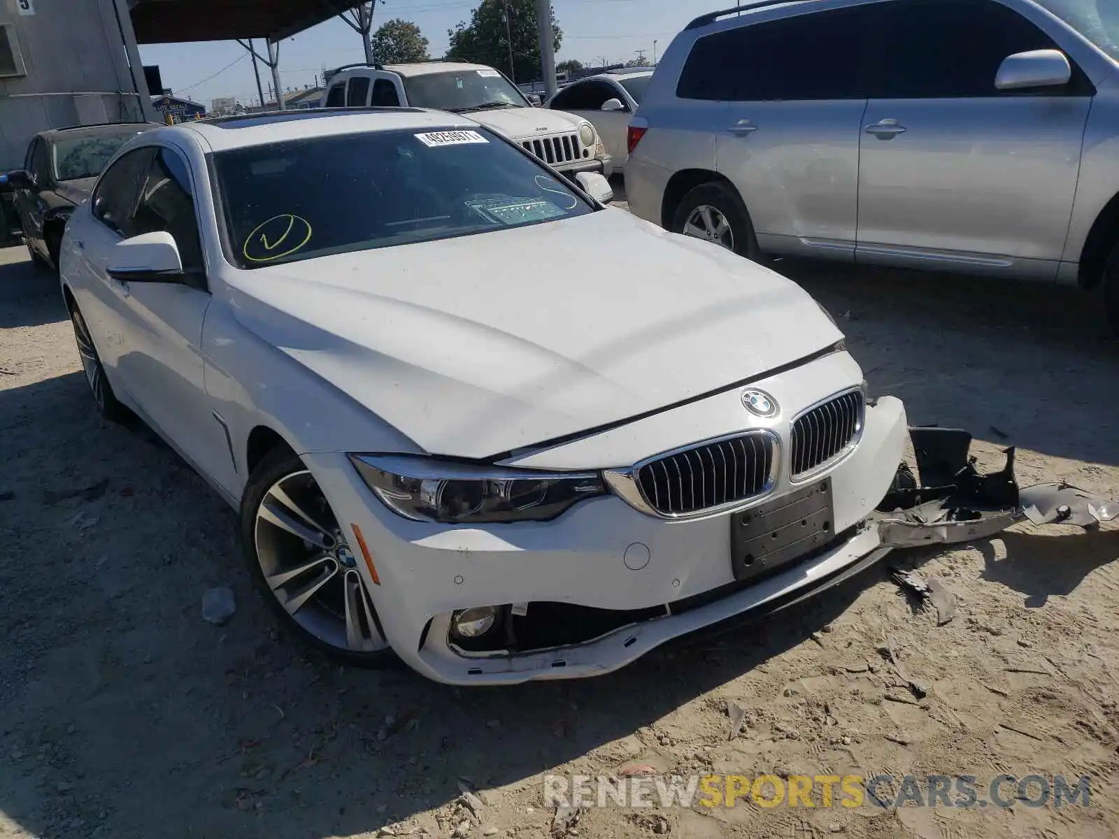 1 Photograph of a damaged car WBA4J1C59KBM12109 BMW 4 SERIES 2019