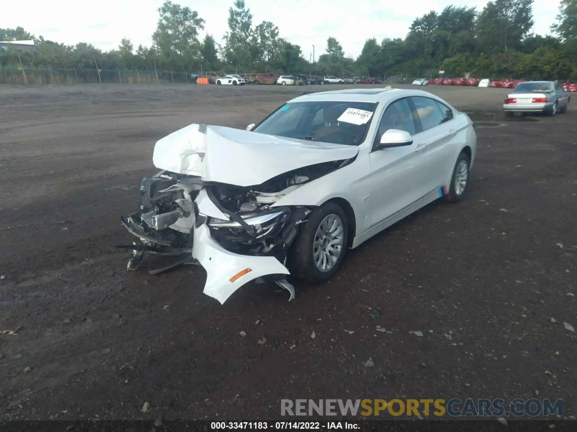 2 Photograph of a damaged car WBA4J1C59KBM12143 BMW 4 SERIES 2019