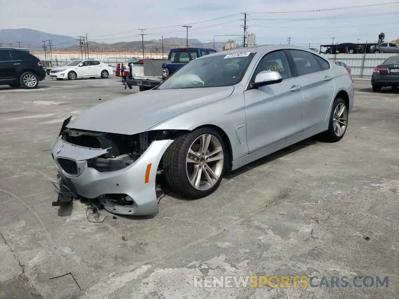 2 Photograph of a damaged car WBA4J1C59KBM12207 BMW 4 SERIES 2019