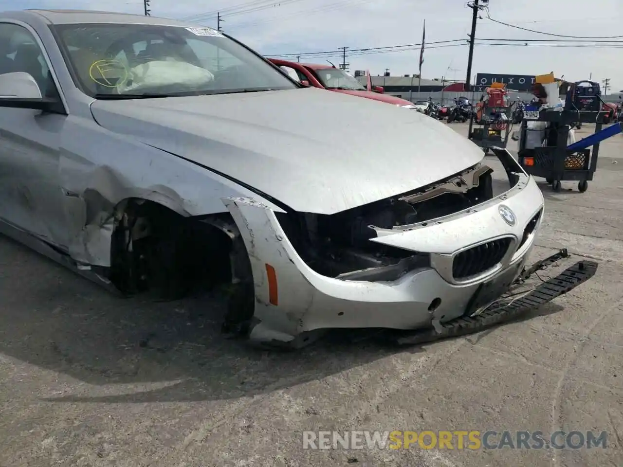 9 Photograph of a damaged car WBA4J1C59KBM12207 BMW 4 SERIES 2019