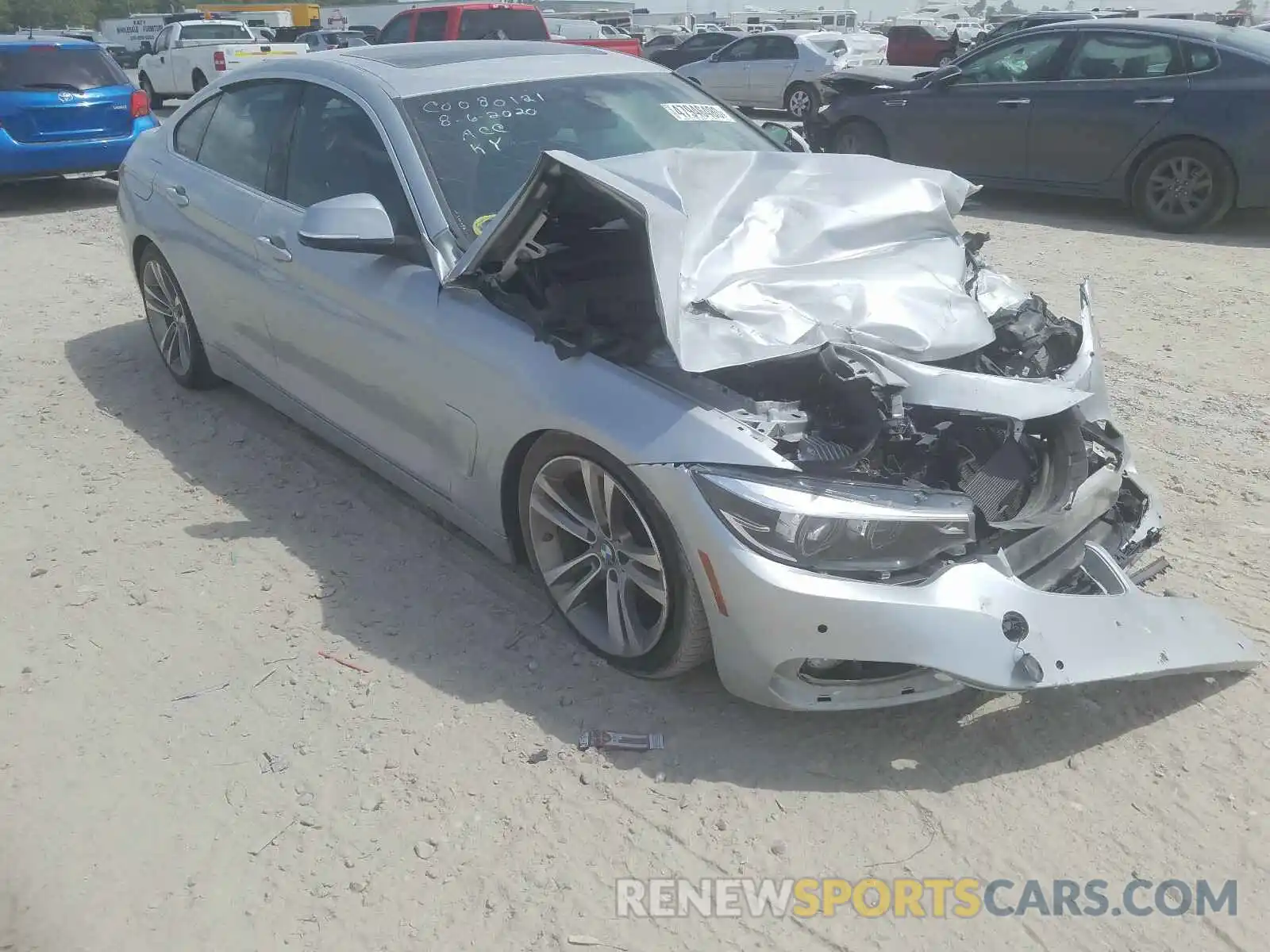 1 Photograph of a damaged car WBA4J1C59KBM12983 BMW 4 SERIES 2019
