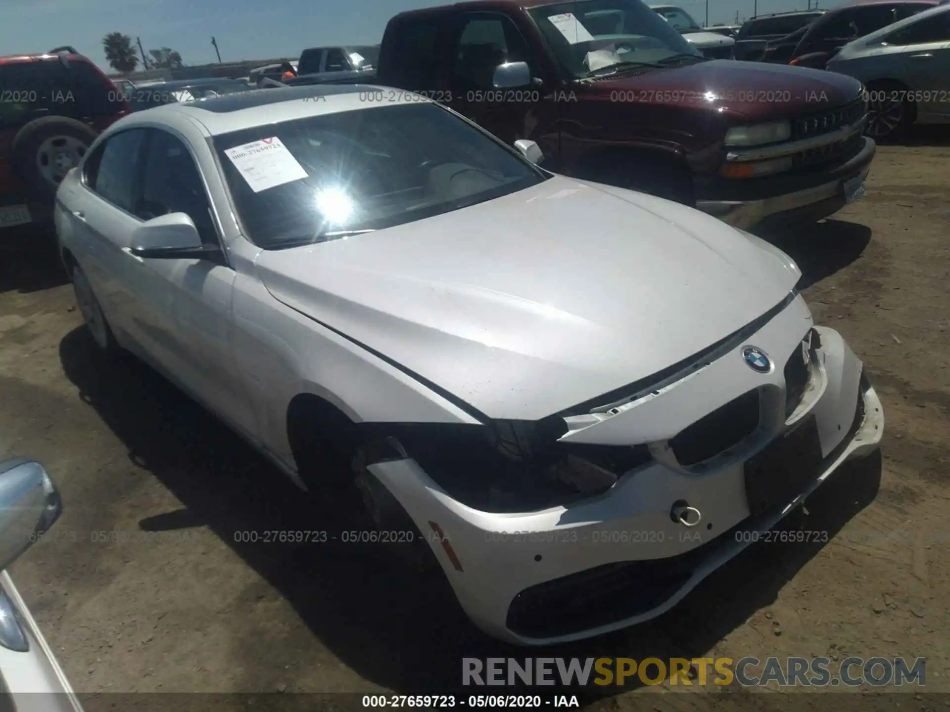 1 Photograph of a damaged car WBA4J1C59KBM13373 BMW 4 SERIES 2019
