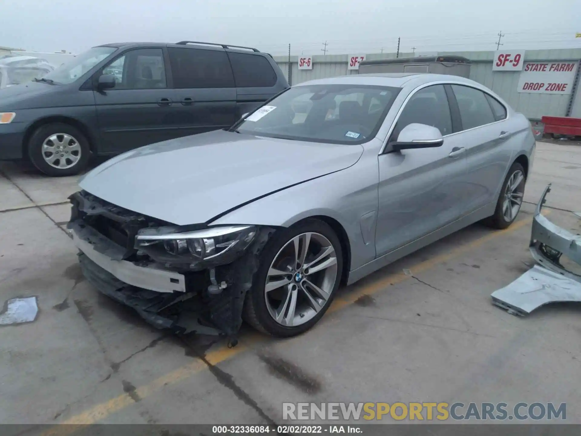 2 Photograph of a damaged car WBA4J1C59KBM14202 BMW 4 SERIES 2019