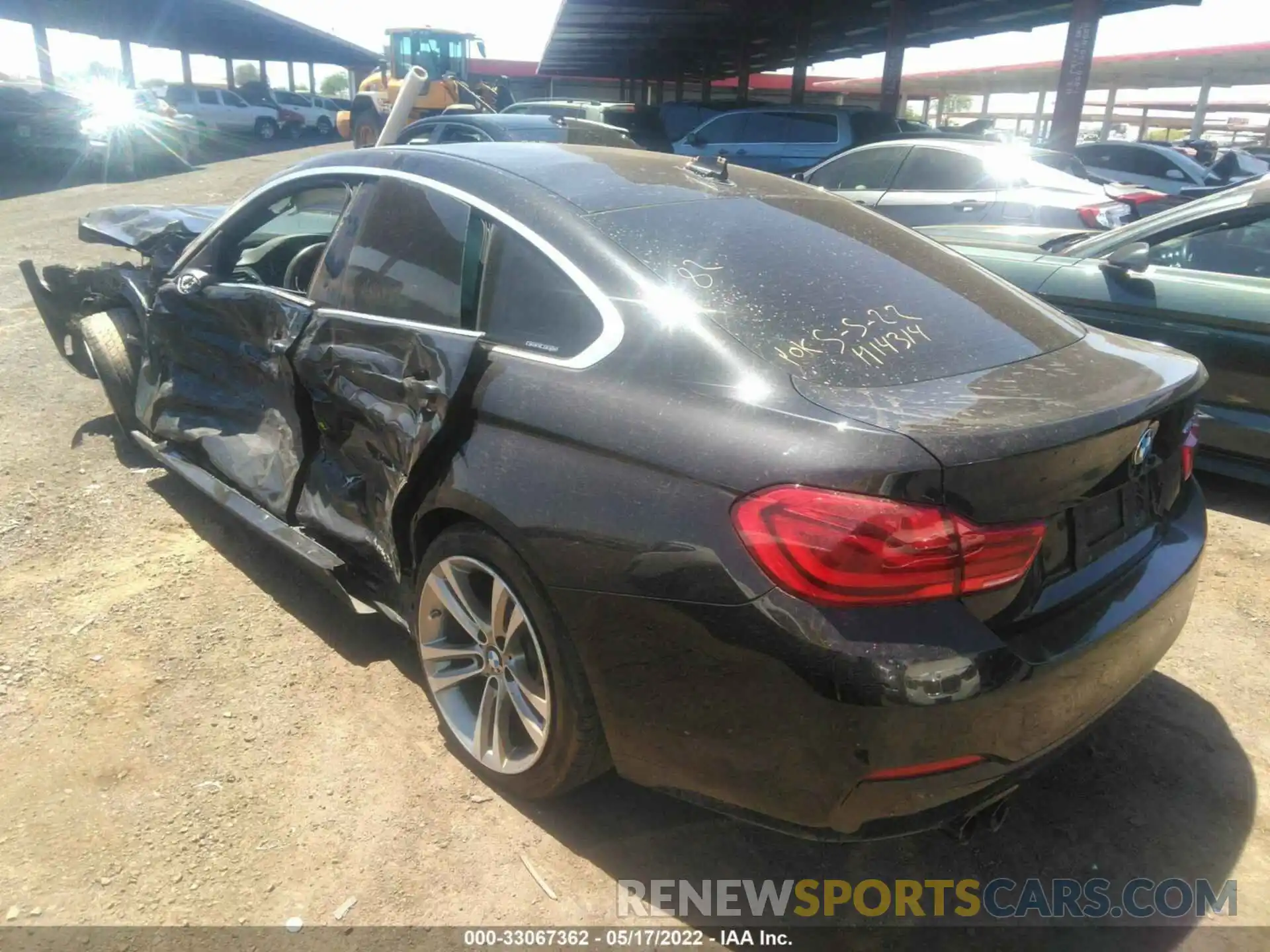 3 Photograph of a damaged car WBA4J1C59KBM14314 BMW 4 SERIES 2019