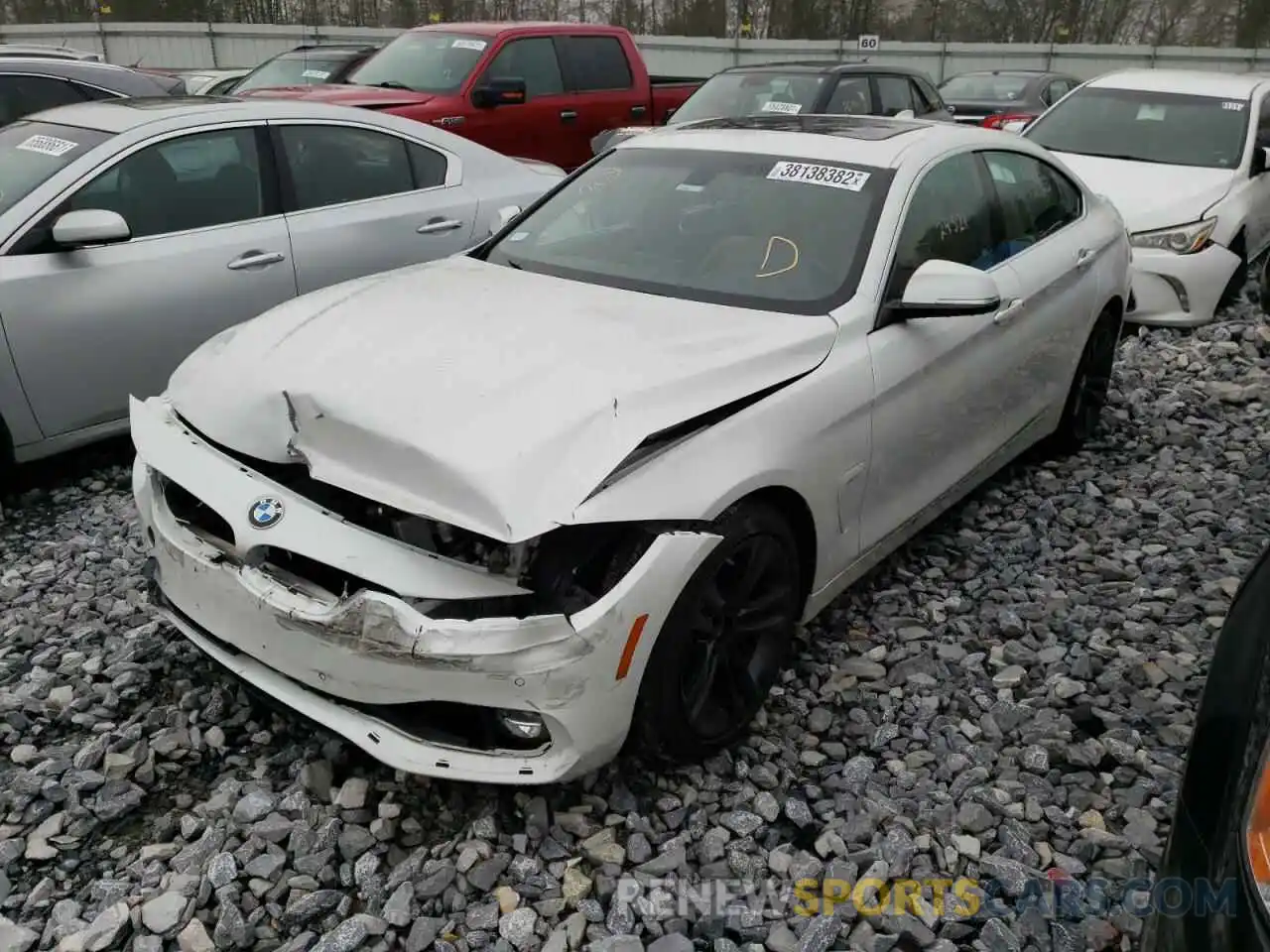 2 Photograph of a damaged car WBA4J1C59KBM15849 BMW 4 SERIES 2019