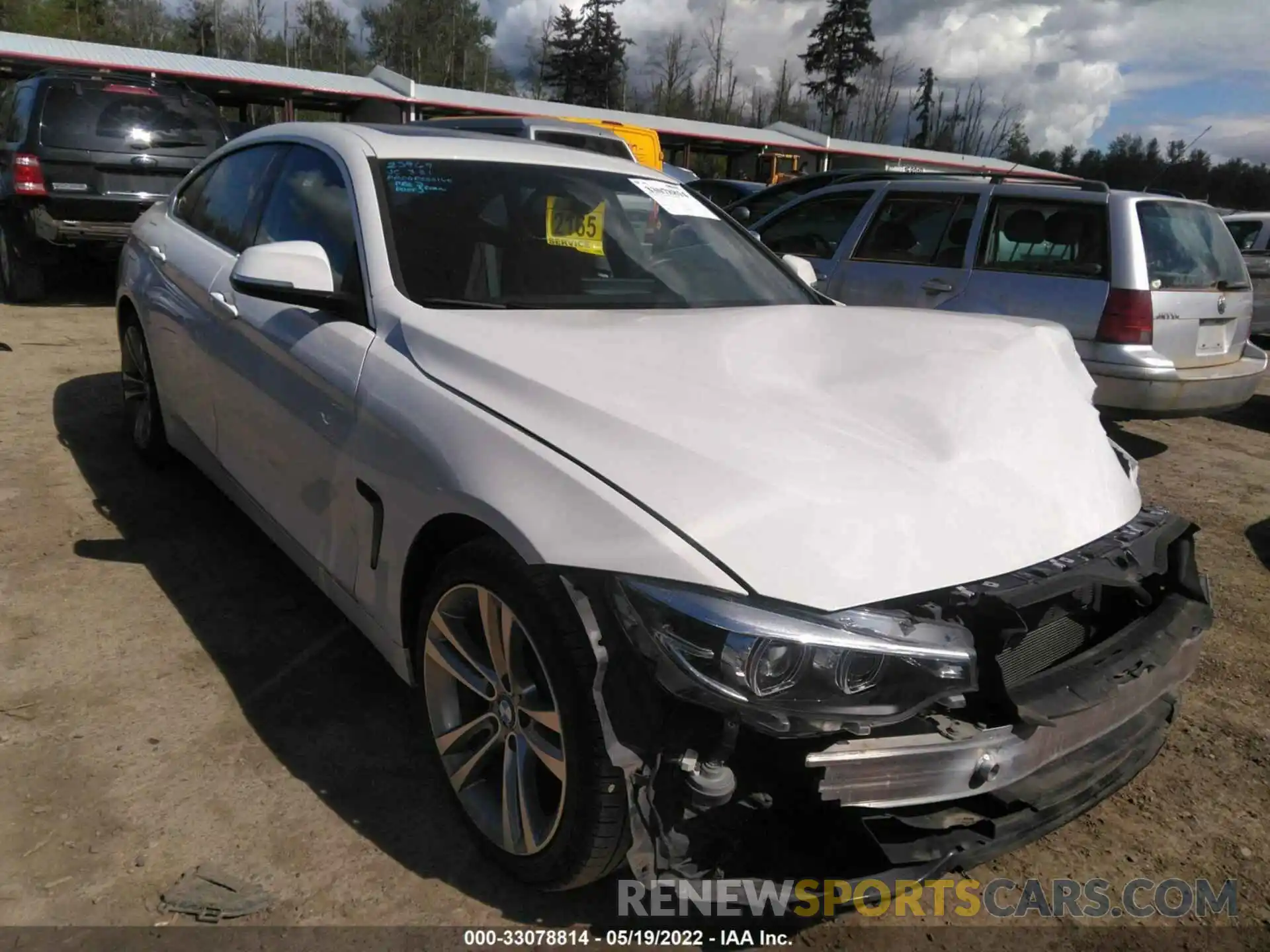 1 Photograph of a damaged car WBA4J1C59KBM16113 BMW 4 SERIES 2019