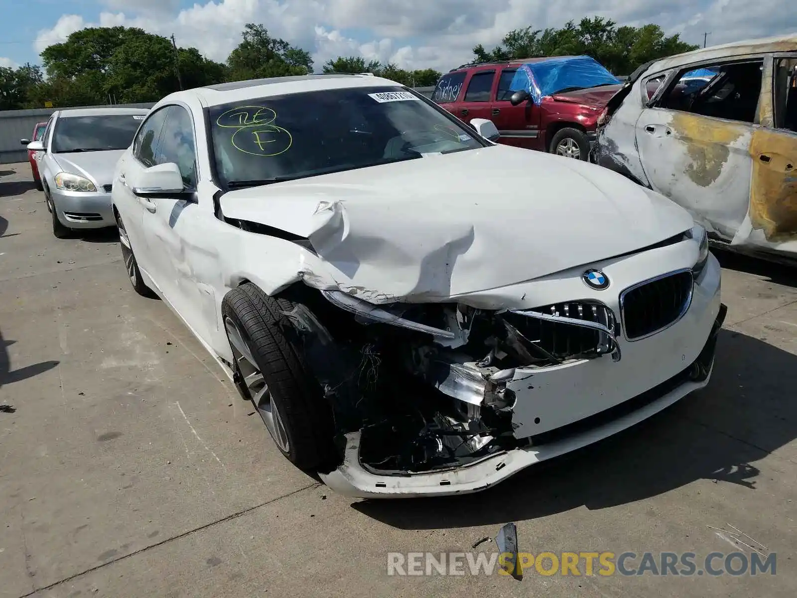 1 Photograph of a damaged car WBA4J1C59KBM16807 BMW 4 SERIES 2019