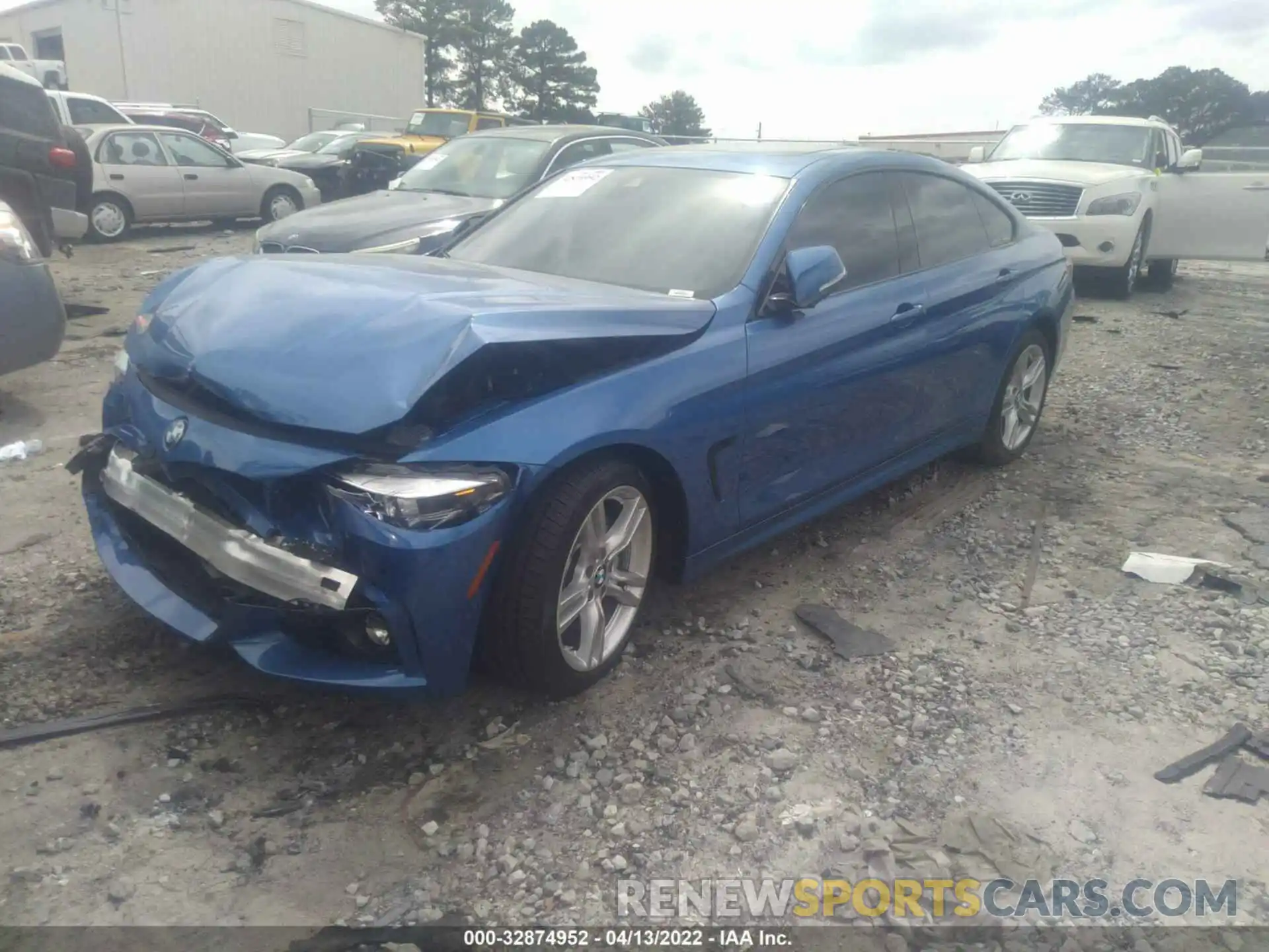 2 Photograph of a damaged car WBA4J1C59KBM17813 BMW 4 SERIES 2019