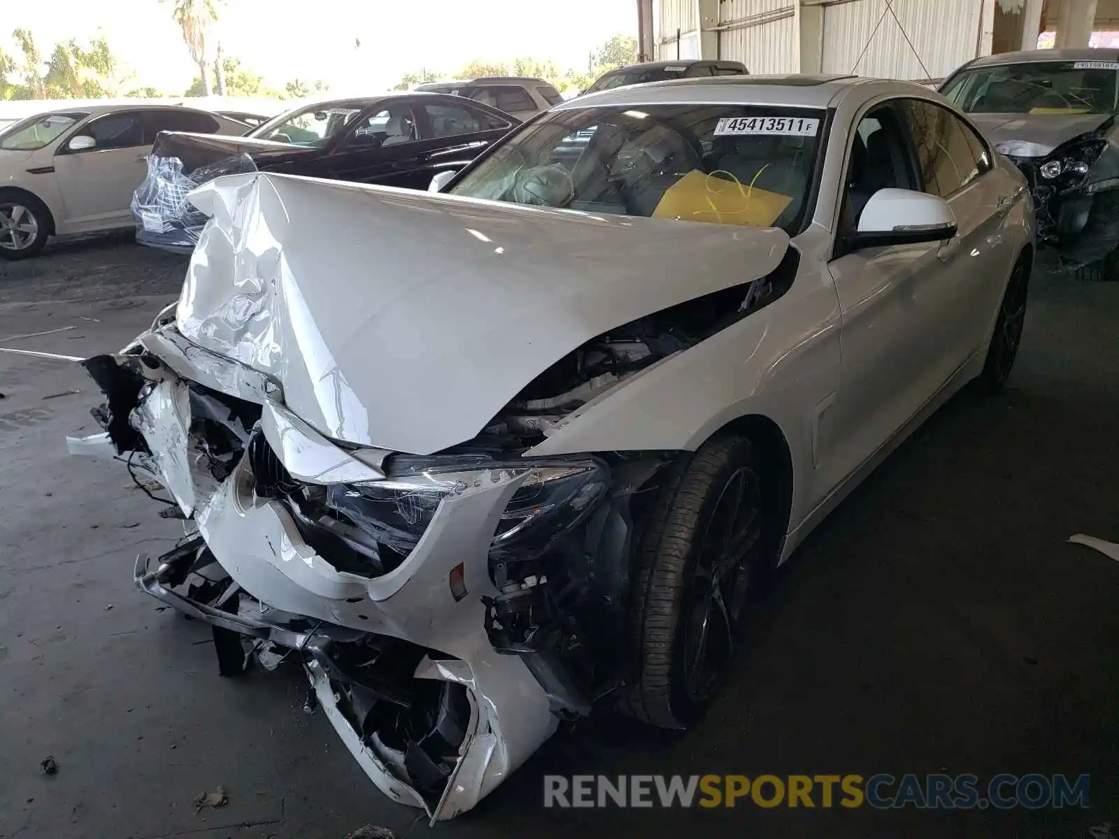 2 Photograph of a damaged car WBA4J1C59KBM18203 BMW 4 SERIES 2019