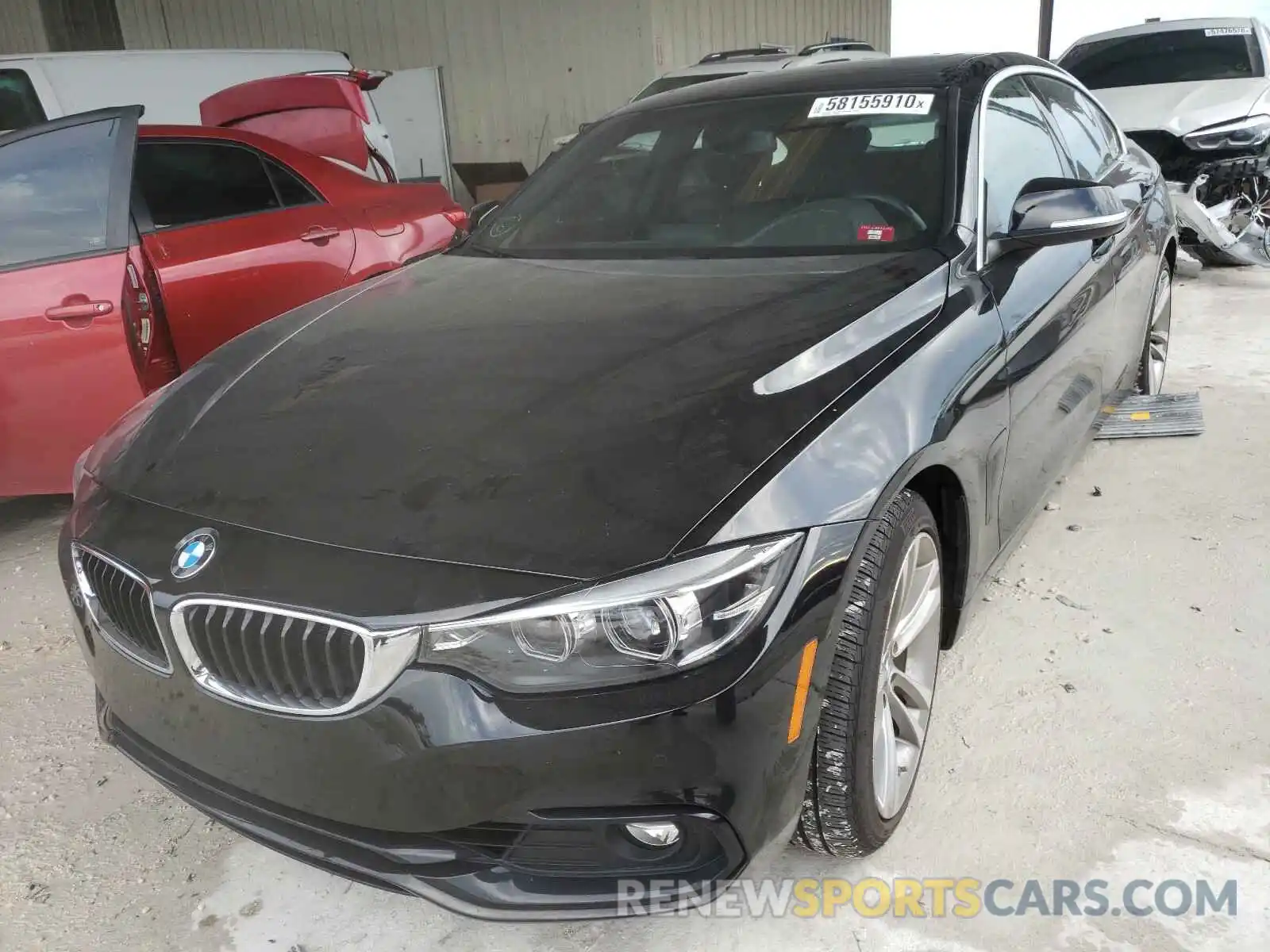 2 Photograph of a damaged car WBA4J1C59KBM18766 BMW 4 SERIES 2019