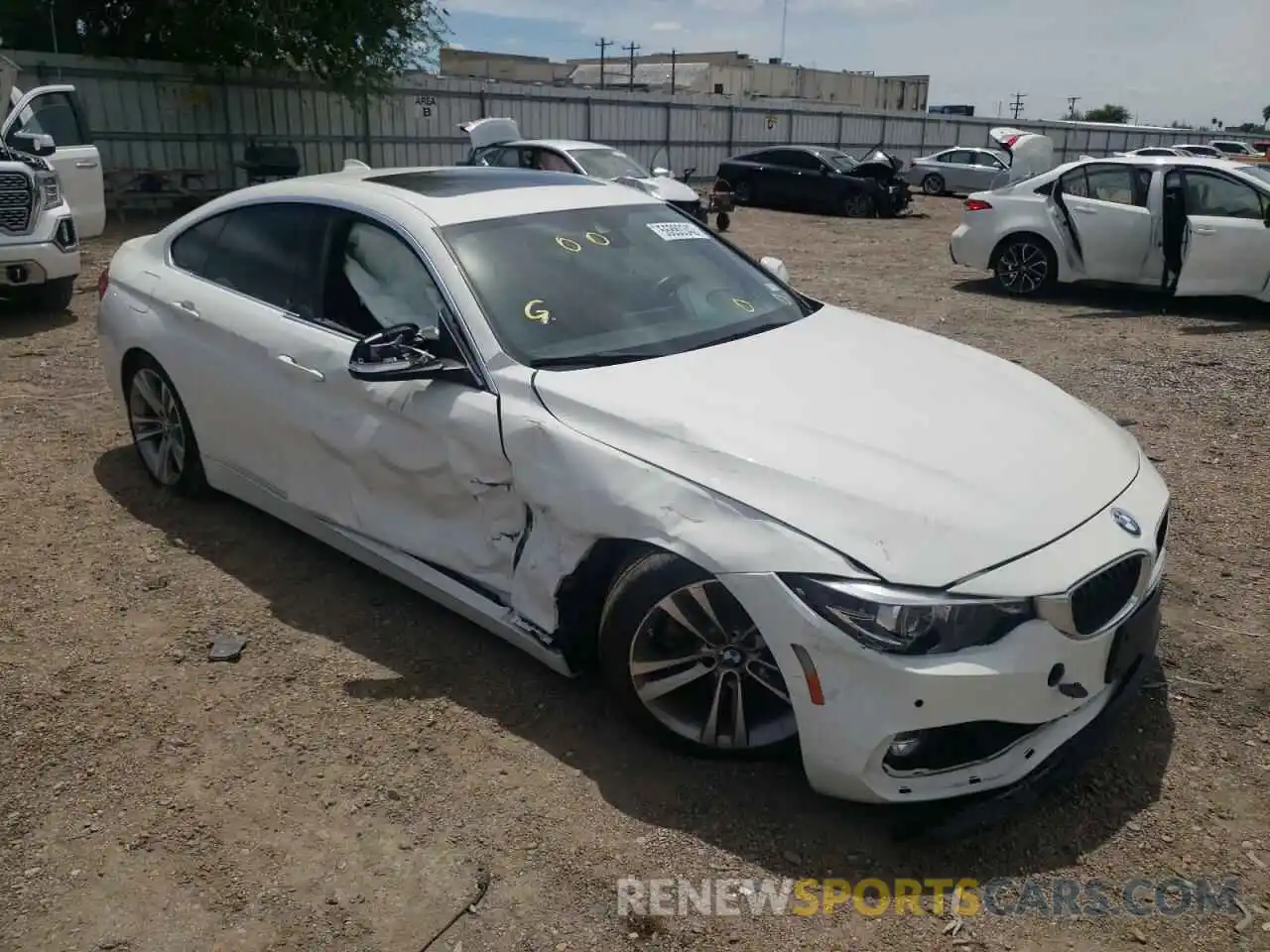 1 Photograph of a damaged car WBA4J1C59KBM18900 BMW 4 SERIES 2019