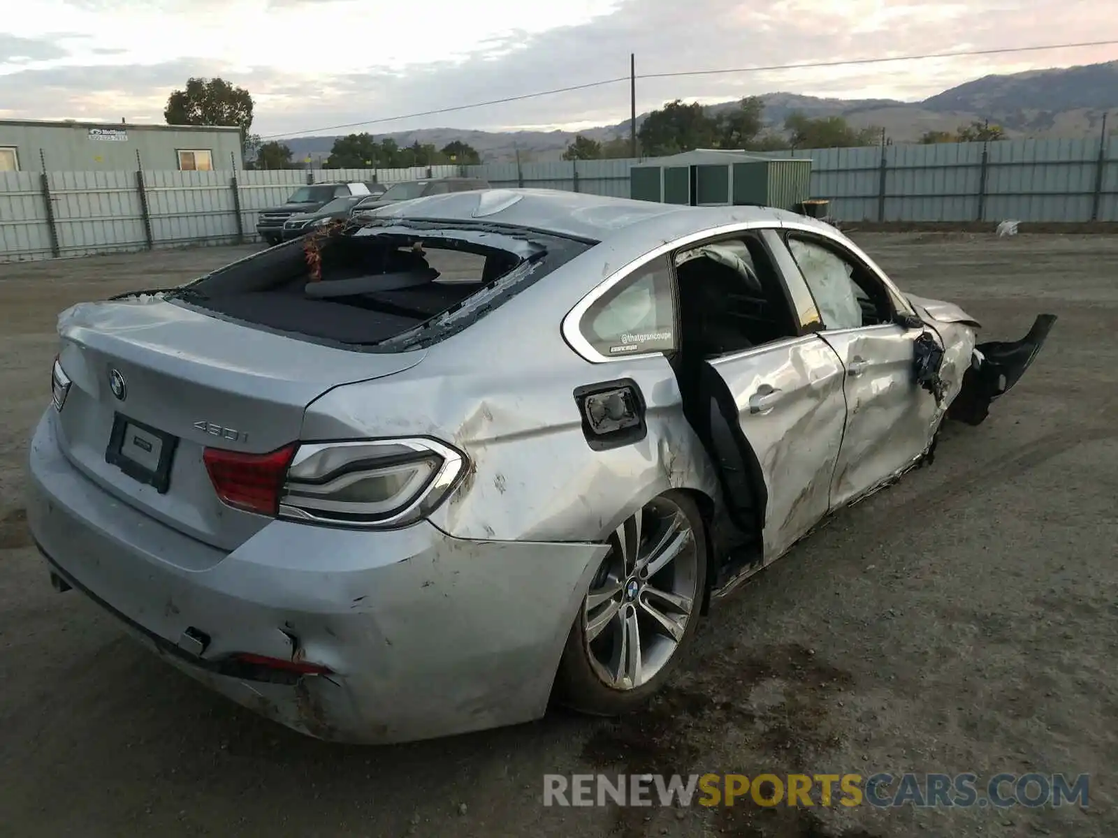 4 Photograph of a damaged car WBA4J1C5XKBM14483 BMW 4 SERIES 2019