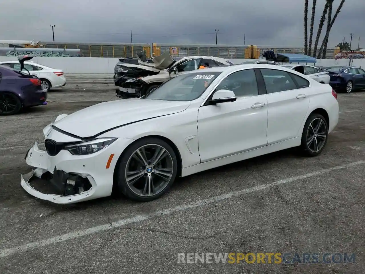 1 Photograph of a damaged car WBA4J1C5XKBM16475 BMW 4 SERIES 2019