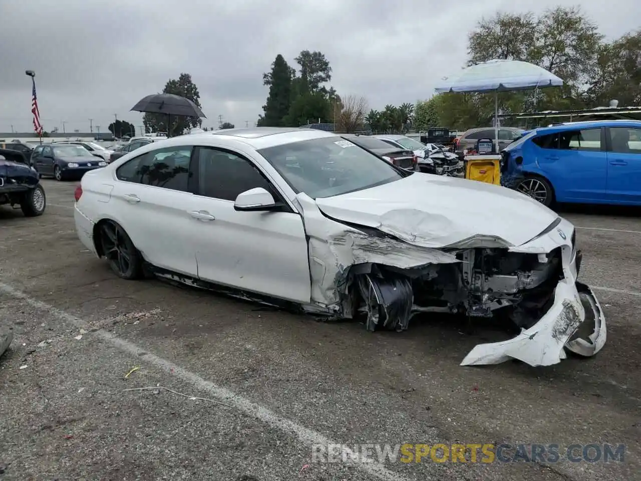 4 Photograph of a damaged car WBA4J1C5XKBM16475 BMW 4 SERIES 2019