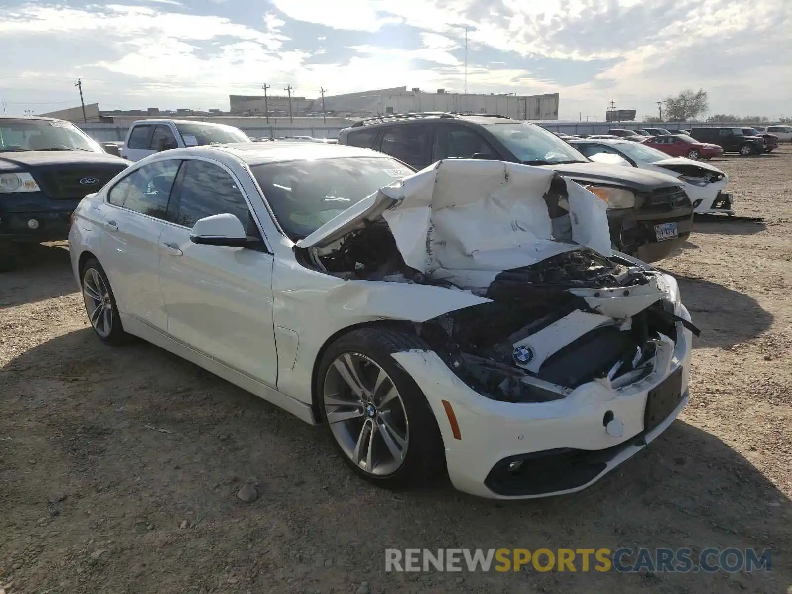 1 Photograph of a damaged car WBA4J1C5XKBM16668 BMW 4 SERIES 2019