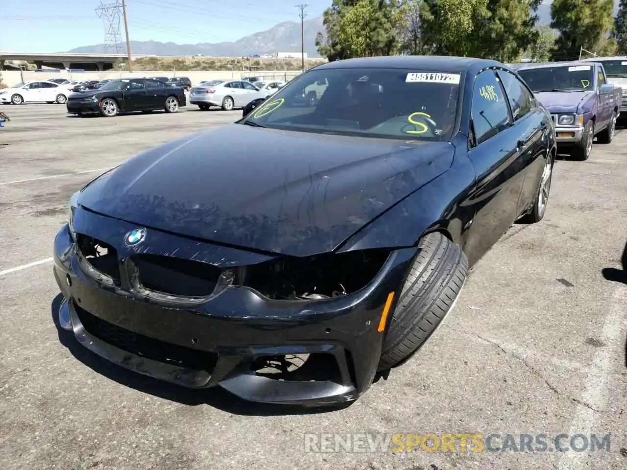 2 Photograph of a damaged car WBA4J1C5XKBM16752 BMW 4 SERIES 2019