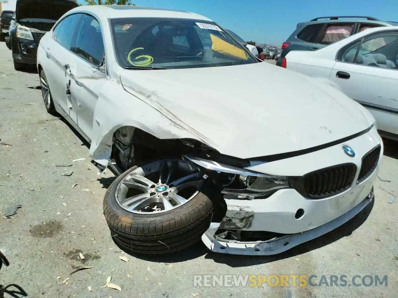 1 Photograph of a damaged car WBA4J1C5XKBM17691 BMW 4 SERIES 2019