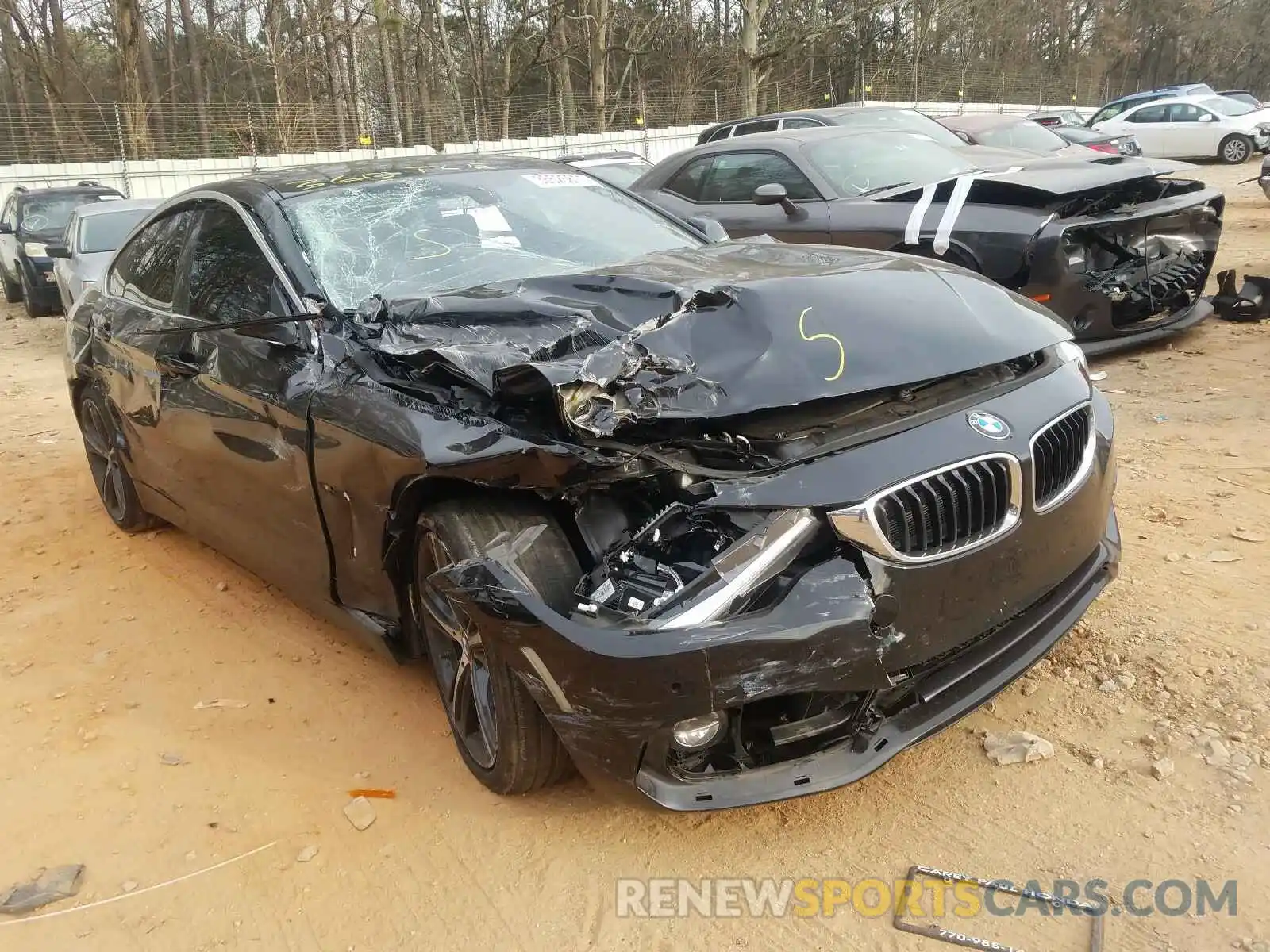 1 Photograph of a damaged car WBA4J1C5XKBM18534 BMW 4 SERIES 2019