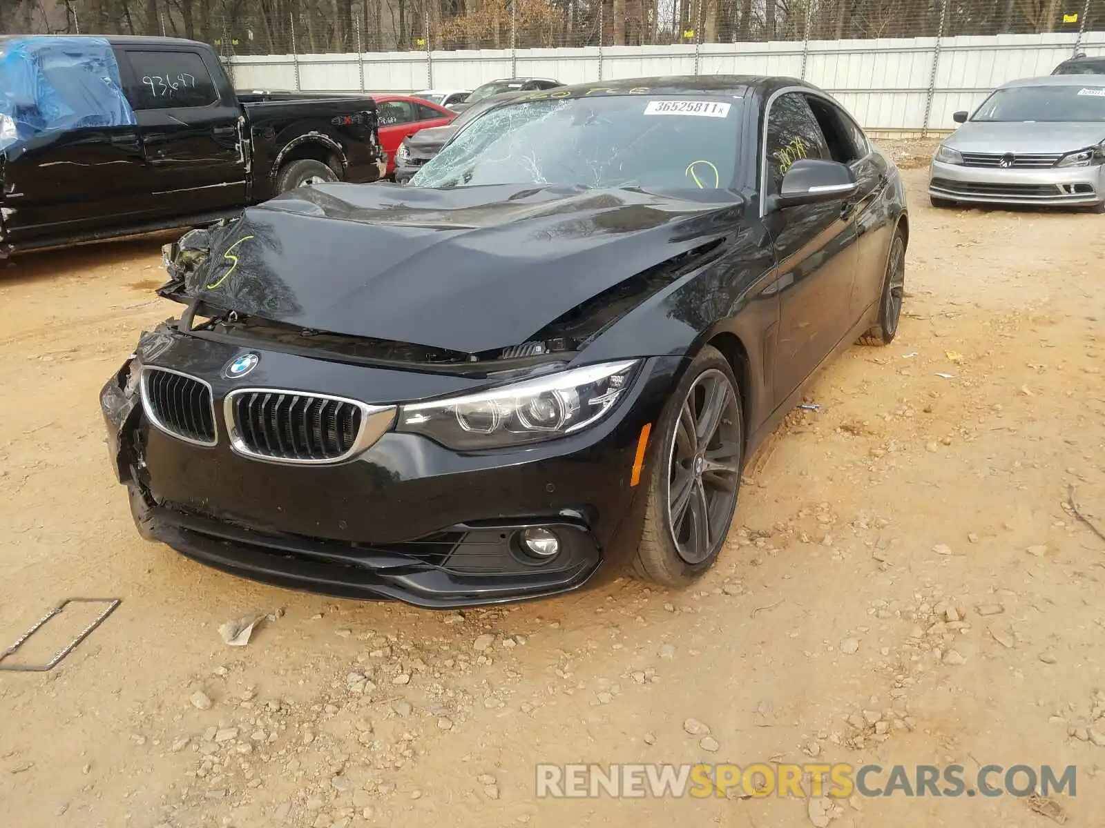 2 Photograph of a damaged car WBA4J1C5XKBM18534 BMW 4 SERIES 2019