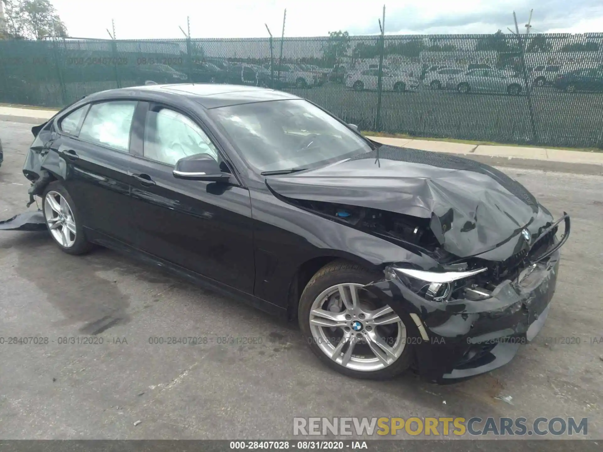 1 Фотография поврежденного автомобиля WBA4J3C50KBL06787 BMW 4 SERIES 2019