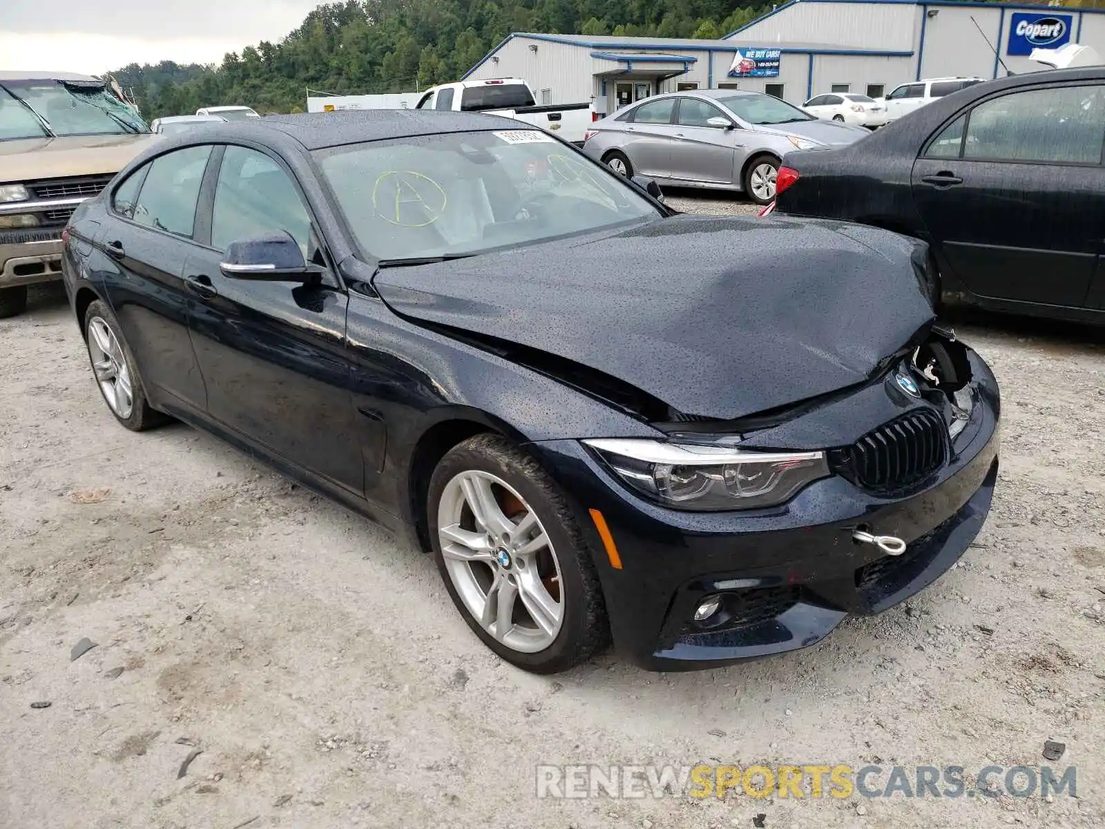 1 Photograph of a damaged car WBA4J3C50KBL09317 BMW 4 SERIES 2019