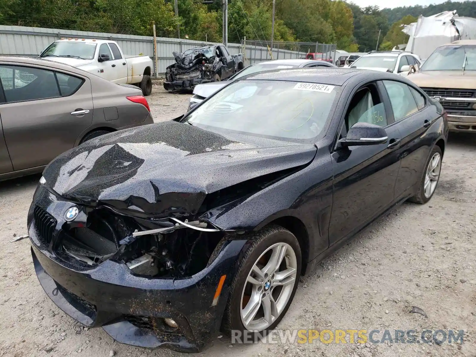 2 Photograph of a damaged car WBA4J3C50KBL09317 BMW 4 SERIES 2019