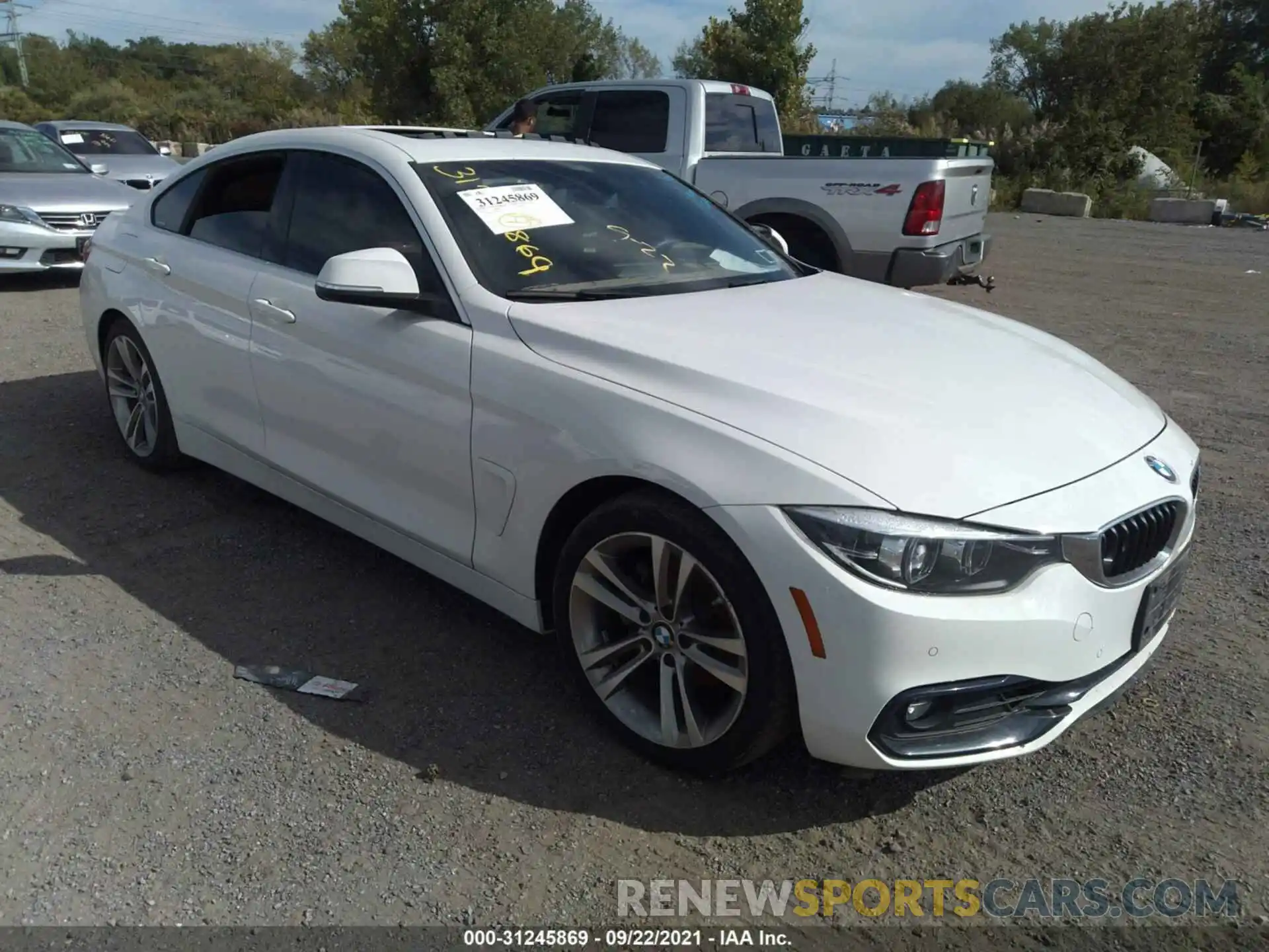 1 Photograph of a damaged car WBA4J3C50KBL09432 BMW 4 SERIES 2019