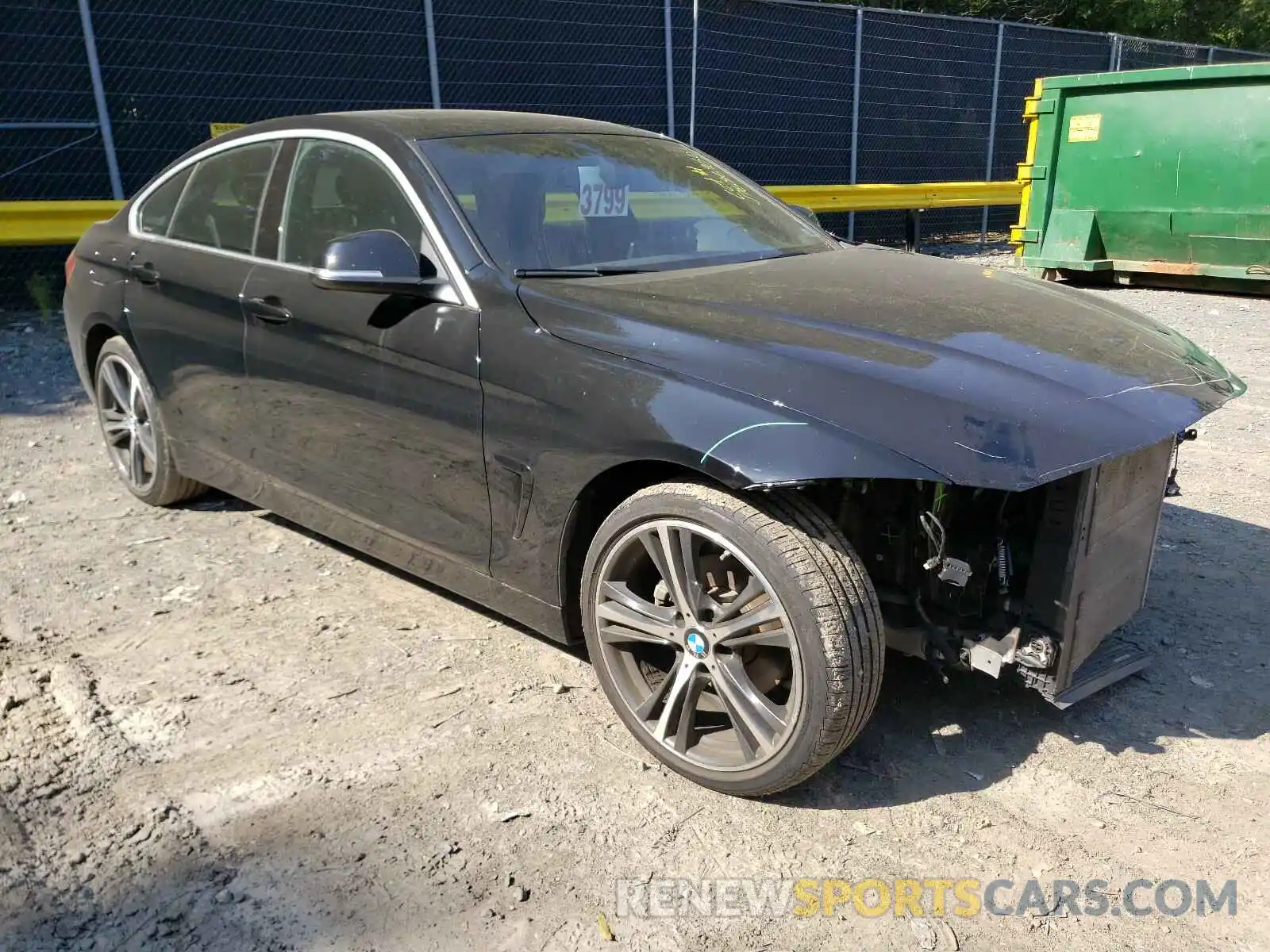 1 Photograph of a damaged car WBA4J3C50KBL09589 BMW 4 SERIES 2019