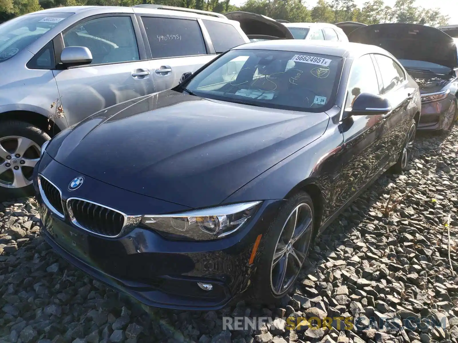 2 Photograph of a damaged car WBA4J3C50KBL09706 BMW 4 SERIES 2019