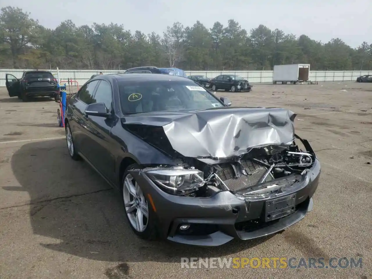 1 Photograph of a damaged car WBA4J3C51KBL06975 BMW 4 SERIES 2019