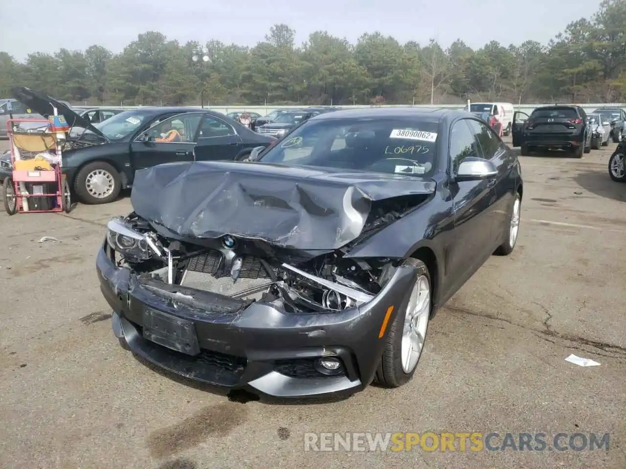 2 Photograph of a damaged car WBA4J3C51KBL06975 BMW 4 SERIES 2019