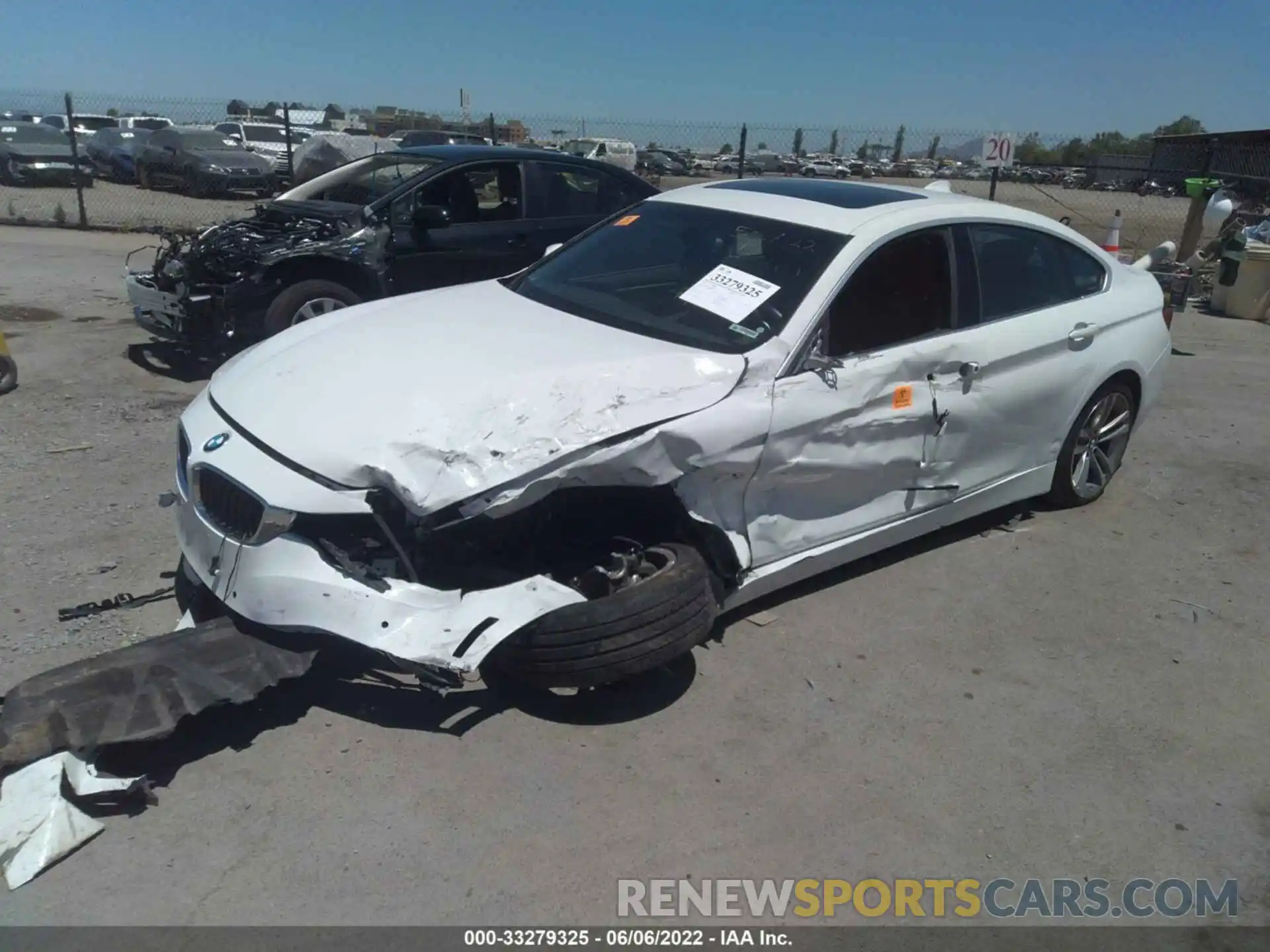 2 Photograph of a damaged car WBA4J3C51KBL07530 BMW 4 SERIES 2019