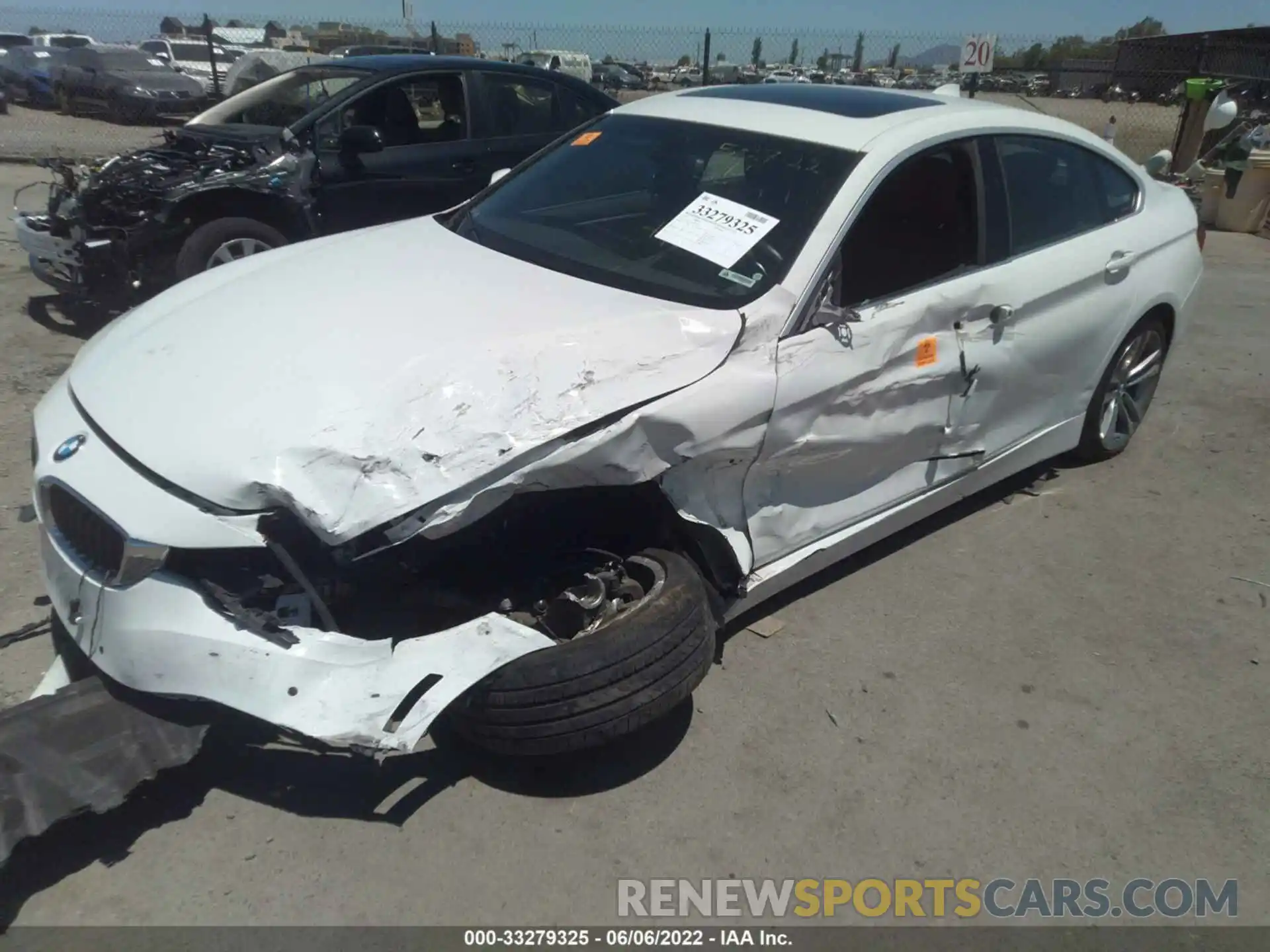 6 Photograph of a damaged car WBA4J3C51KBL07530 BMW 4 SERIES 2019