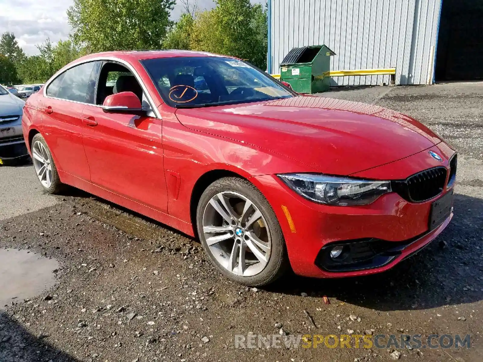 1 Photograph of a damaged car WBA4J3C51KBL08970 BMW 4 SERIES 2019