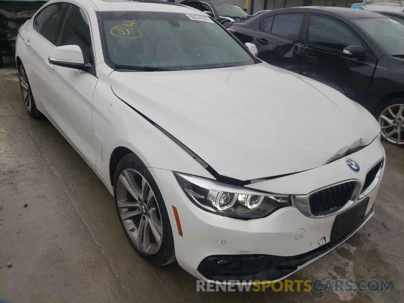 1 Photograph of a damaged car WBA4J3C51KBL08984 BMW 4 SERIES 2019