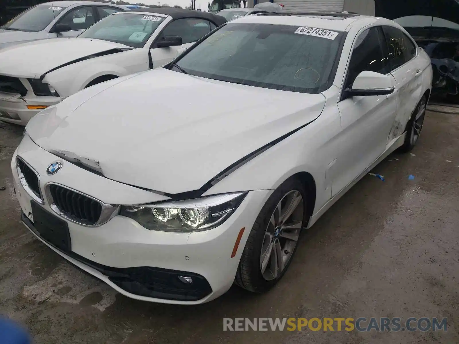 2 Photograph of a damaged car WBA4J3C51KBL08984 BMW 4 SERIES 2019