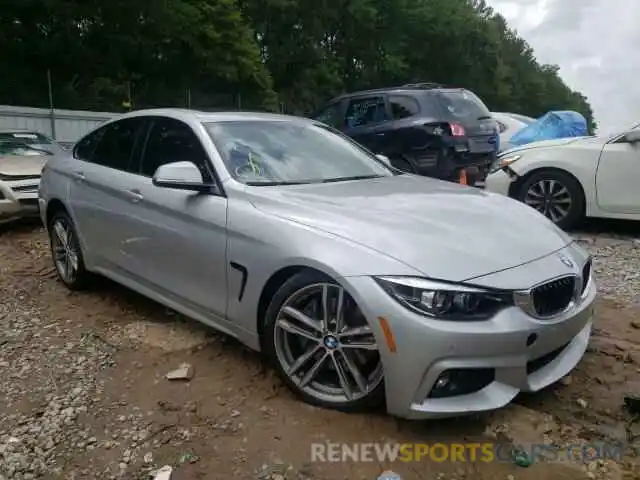 1 Photograph of a damaged car WBA4J3C51KBL10637 BMW 4 SERIES 2019